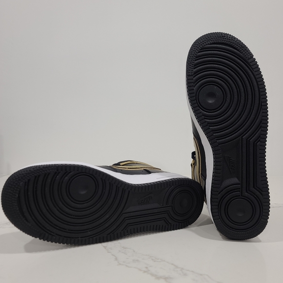 Nike Air Force 1 High NBA Black Metallic Gold - Picture 6 of 6